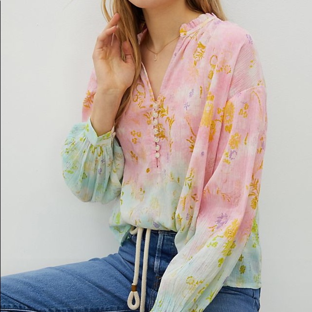 Anthropologie Pilcro Tavi Blouse